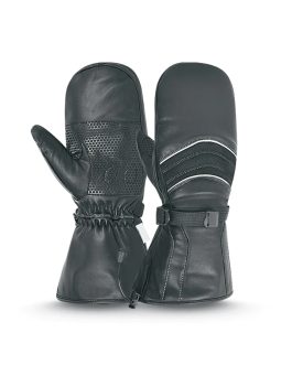 Motorcycle Leather Mittens