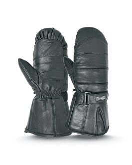 Motorcycle Leather Mittens